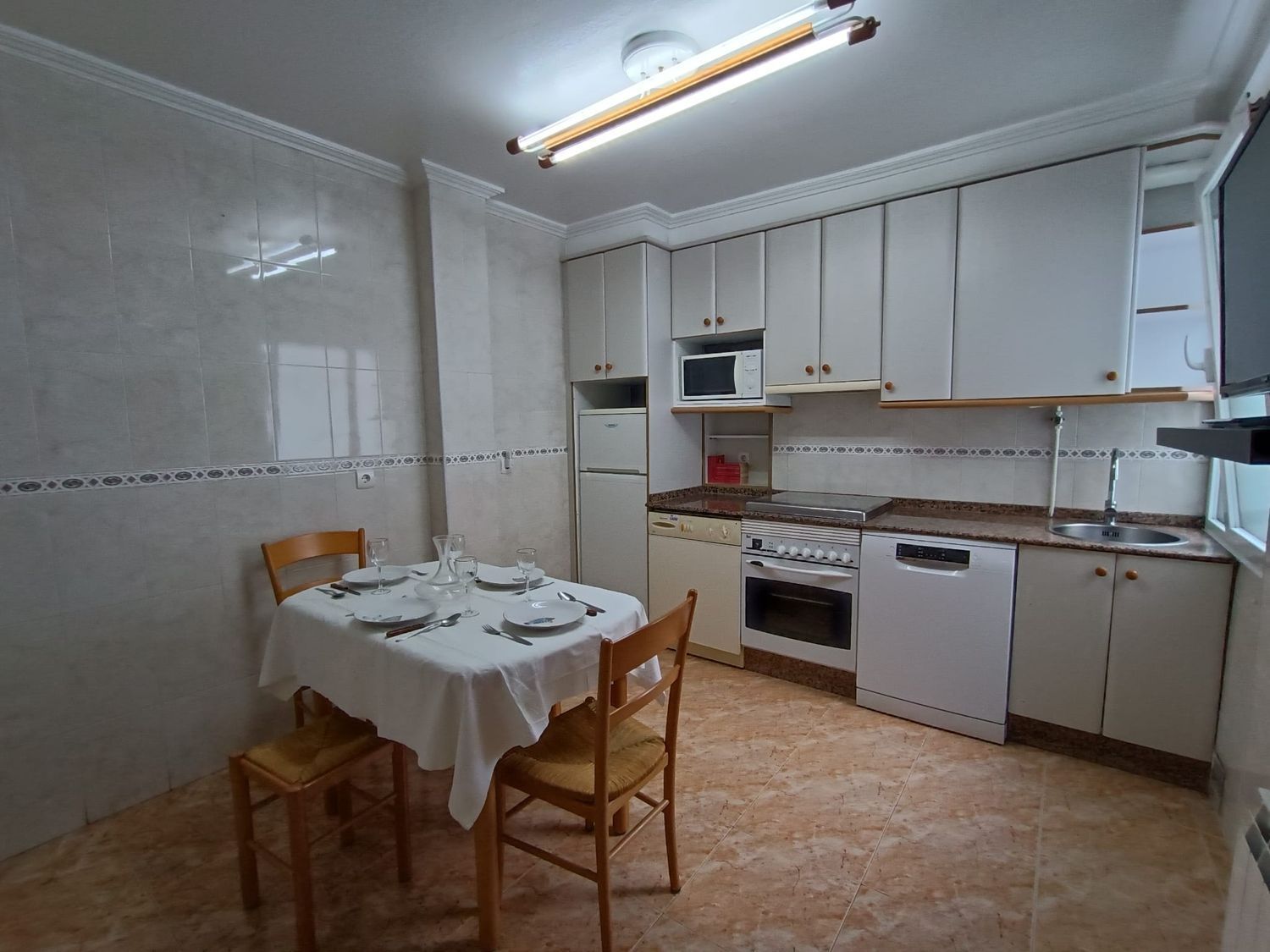 Kitchen of Flat for sale in Gijón   with Heating and Swimming Pool