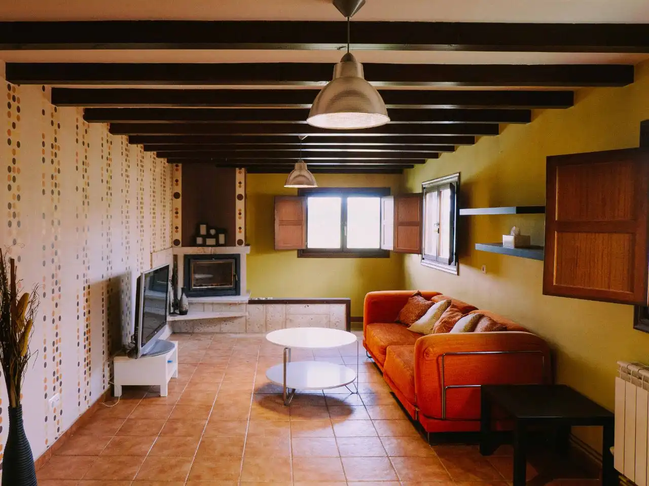 Living room of Houses for sale in Husillos , Palencia