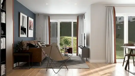 Sala d'estar de Casa o xalet en venda en Villalbilla amb Calefacció, Jardí privat i Terrassa