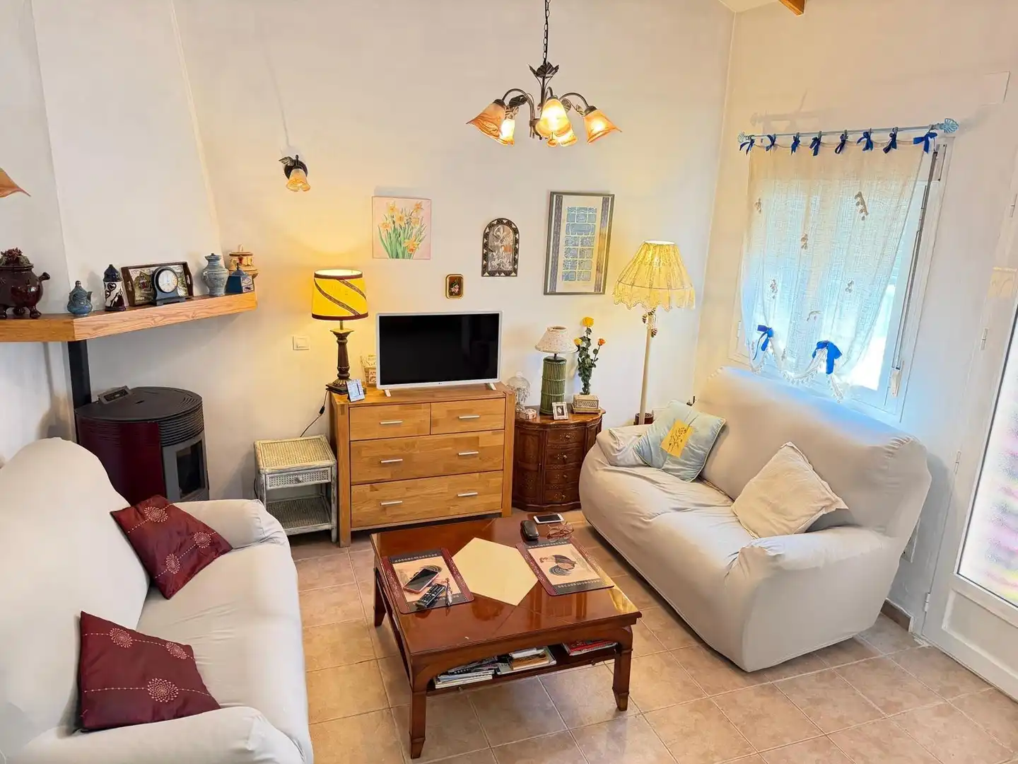 Sala de estar de Casa o chalet en venta en Fuente de Piedra con Aire acondicionado, Calefacción y Terraza