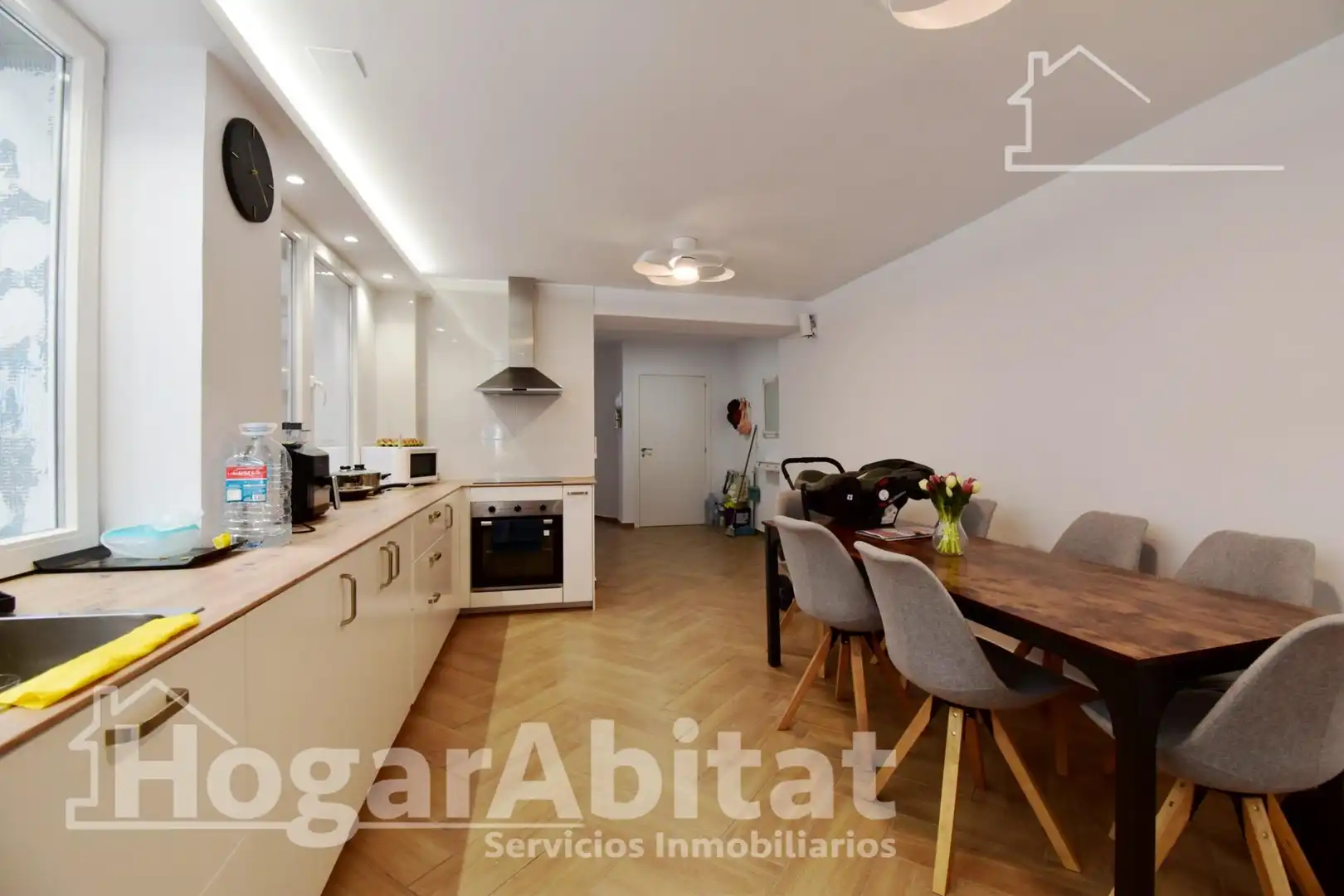 Cocina de Casa o chalet en venta en L'Atzúbia con Aire acondicionado, Calefacción y Terraza