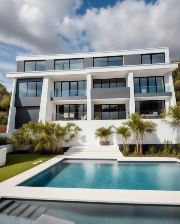 Vista exterior de Casa o xalet en venda en Benidorm amb Aire condicionat, Calefacció i Jardí privat