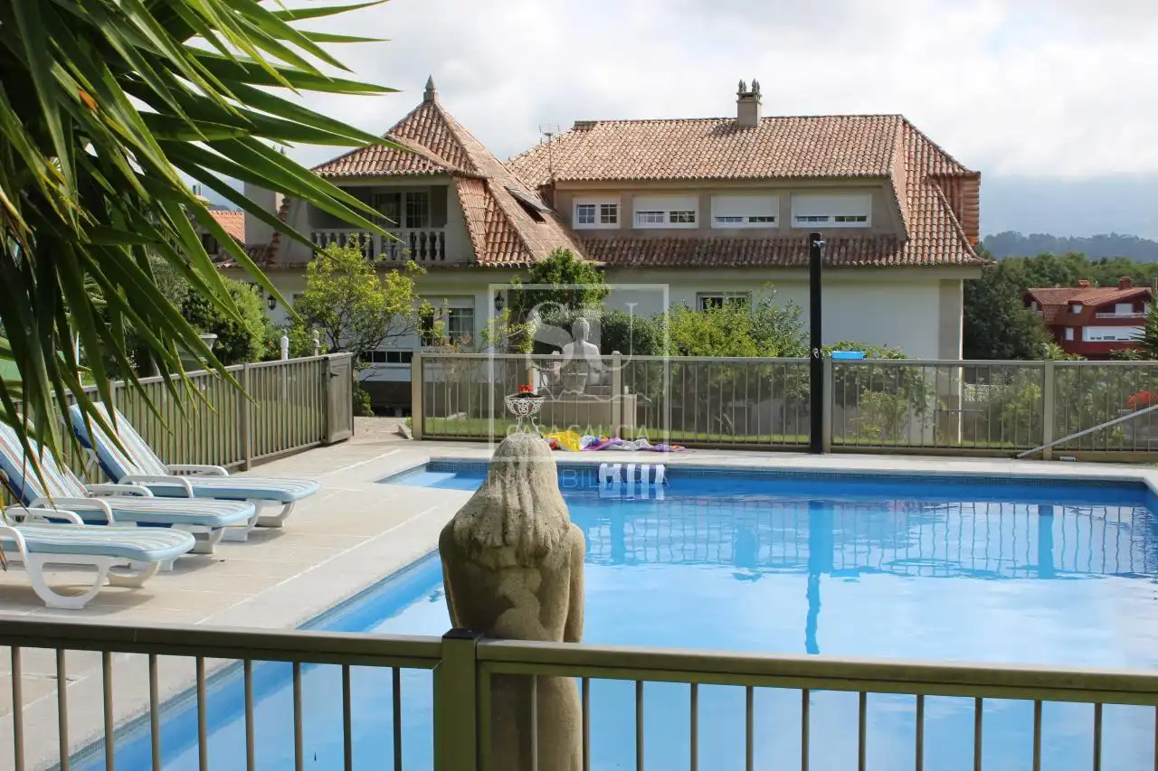Piscina de Casa o chalet en venta en Nigrán con Calefacción, Jardín privado y Terraza