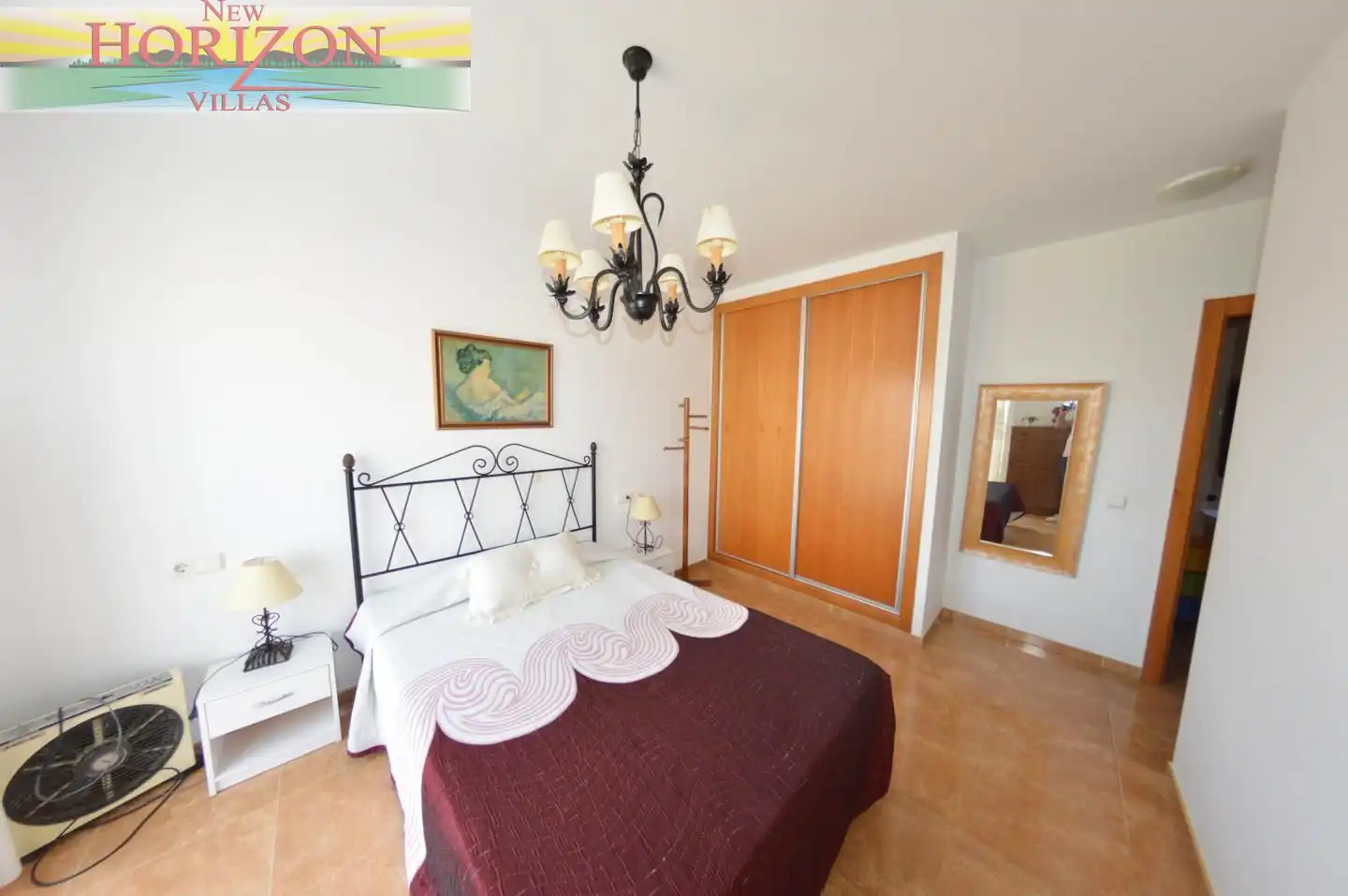 Bedroom of Flat for sale in Albox  with Air Conditioner, Terrace and Furnished