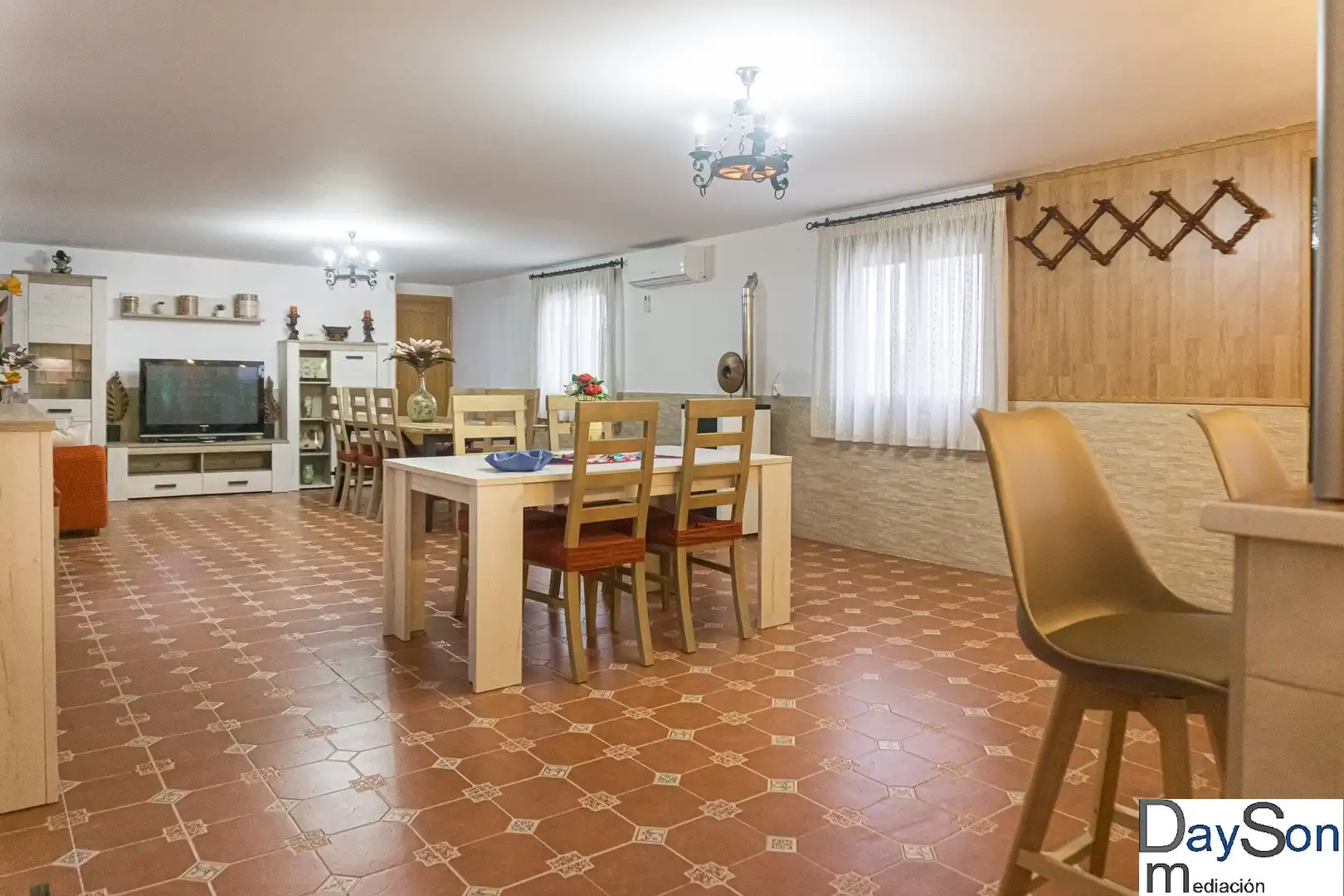 Dining room of Houses for rent in Alcalá la Real  with Air Conditioner, Terrace and Furnished