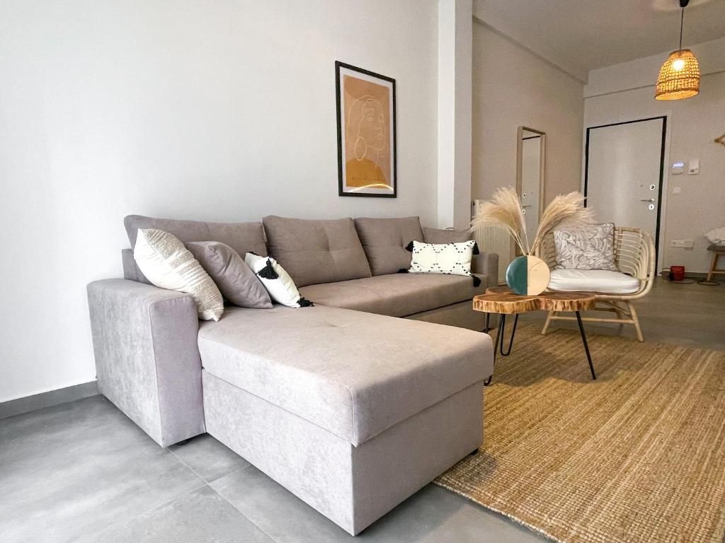 Sala d'estar de Pis de lloguer en Fuengirola amb Aire condicionat, Moblat i Es permeten mascotes