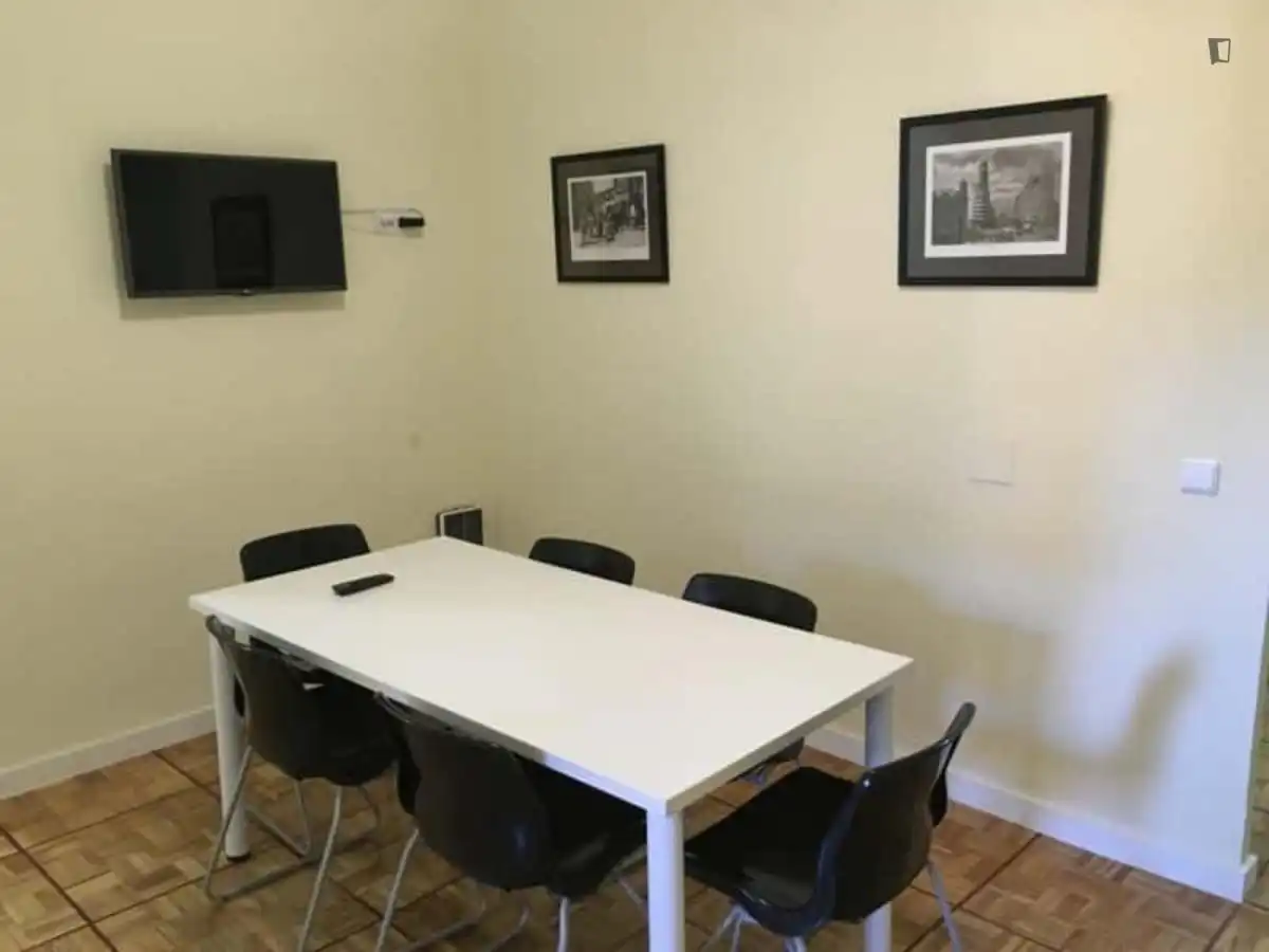 Comedor de Apartamento para compartir en Madrid con Amueblado, Lavadora y Internet