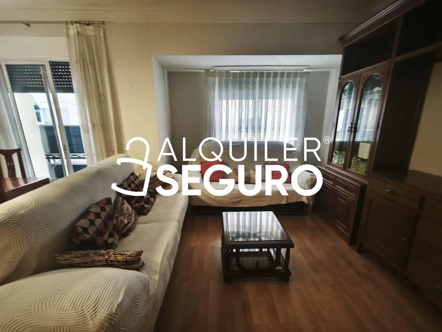 Sala de estar de Piso de alquiler en Zaragoza con Aire acondicionado, Calefacción y Terraza