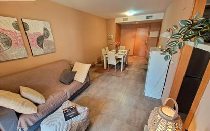 Living room of Flat for sale in Finestrat  with Air Conditioner, Private garden and Terrace