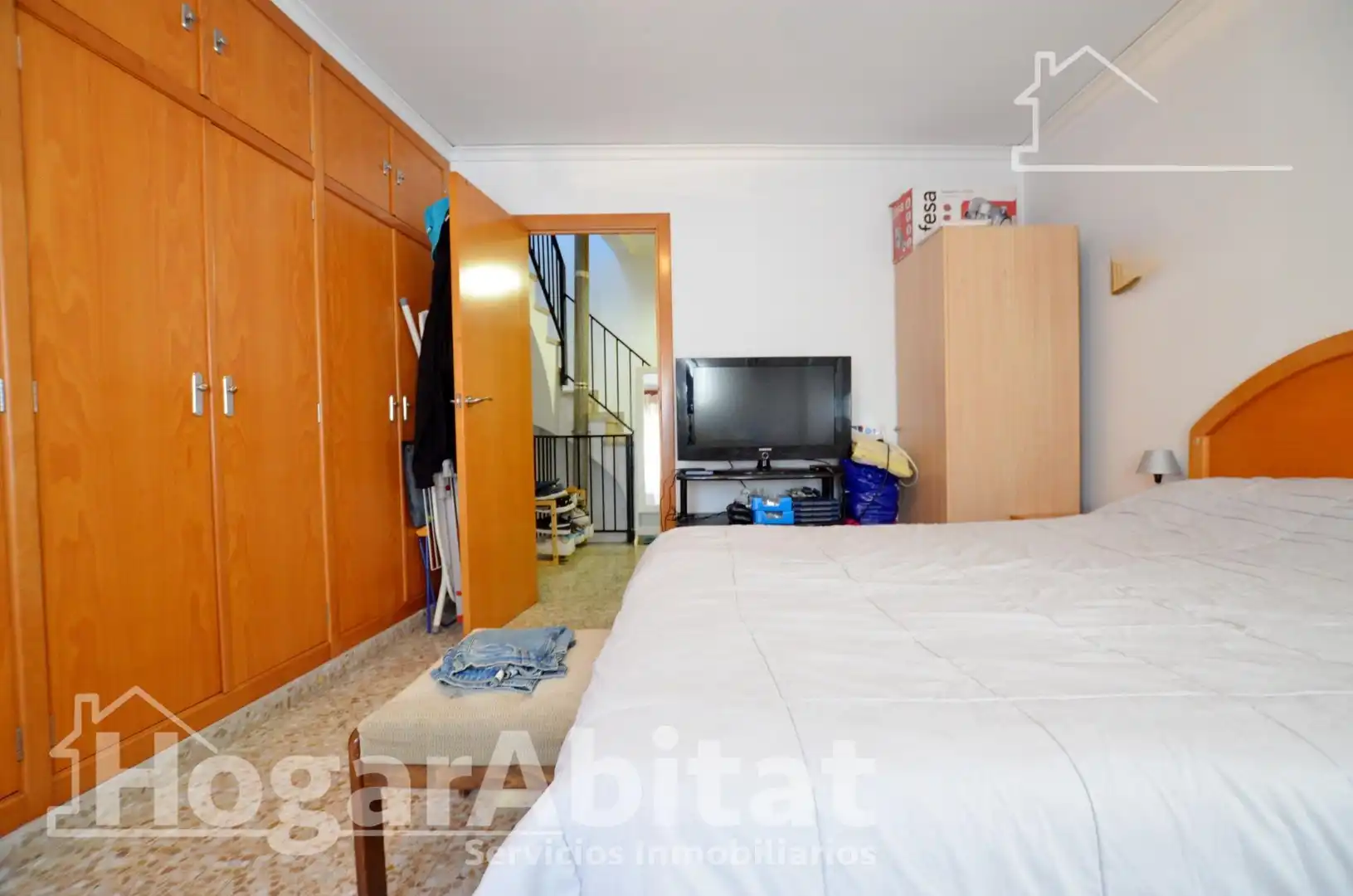 Schlafzimmer von Haus oder Chalet zum Verkauf in Oliva mit Terrasse, Abstellraum und Möbliert
