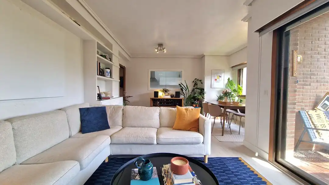 Wohnzimmer von Wohnung zum Verkauf in Donostia - San Sebastián  mit Heizung, Terrasse und Balkon