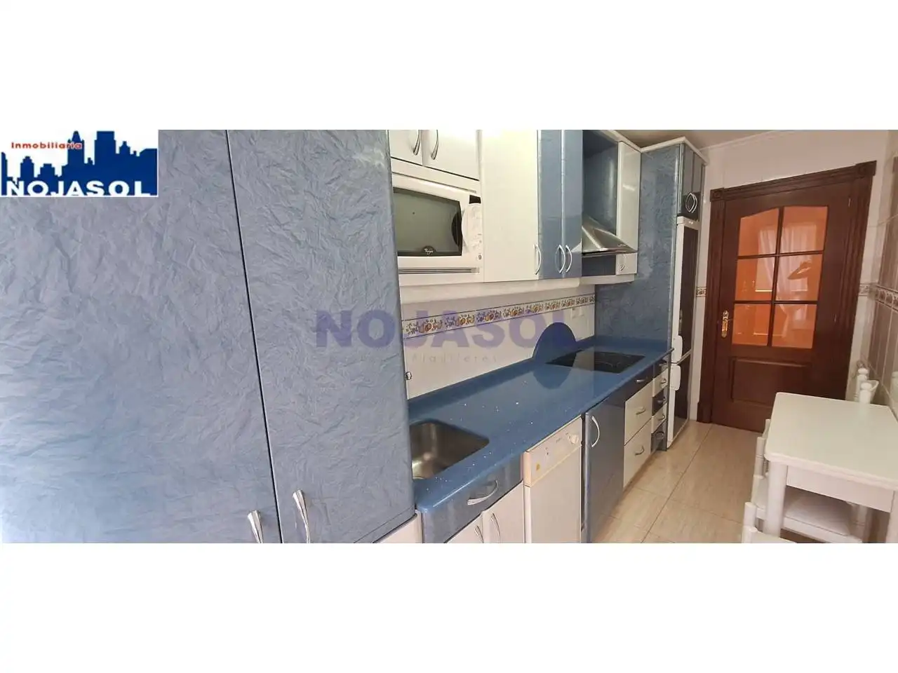 Cocina de Apartamento de alquiler en Noja con Calefacción, Terraza y Amueblado