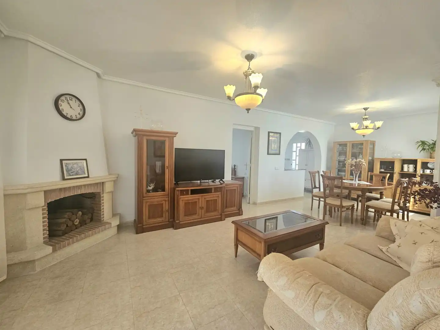 Sala de estar de Casa o chalet en venta en Rojales con Aire acondicionado, Jardín privado y Terraza
