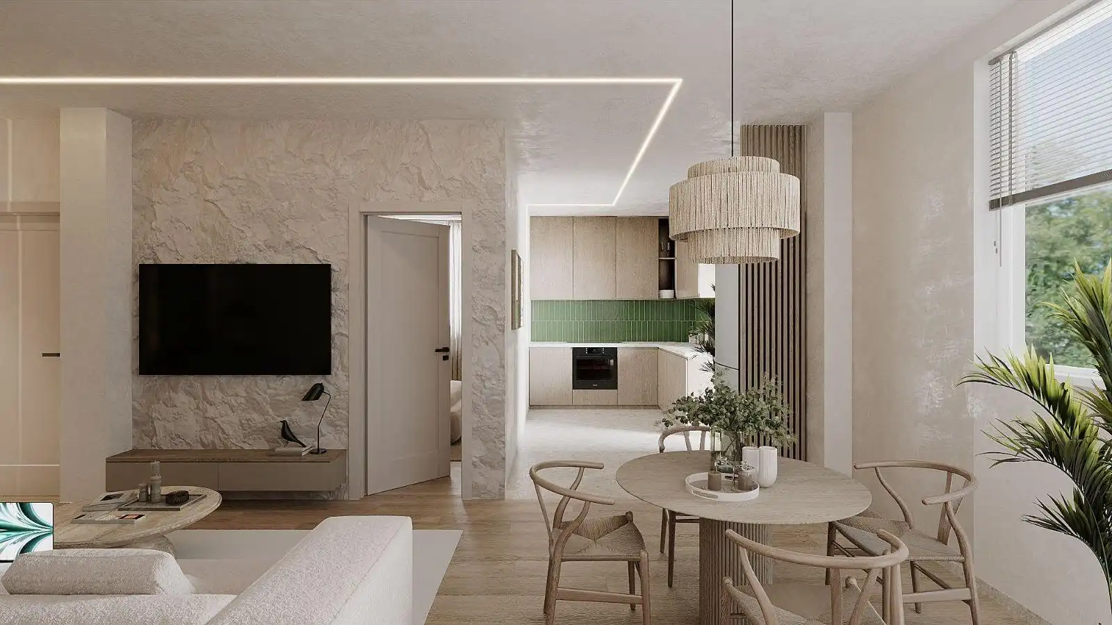 Sala d'estar de Apartament en venda en Benidorm amb Aire condicionat i Moblat