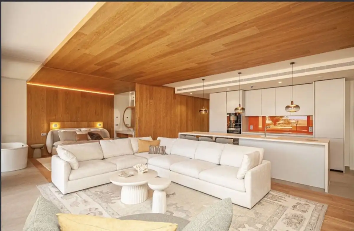 Sala de estar de Planta baja en venta en Fuengirola con Aire acondicionado, Calefacción y Terraza