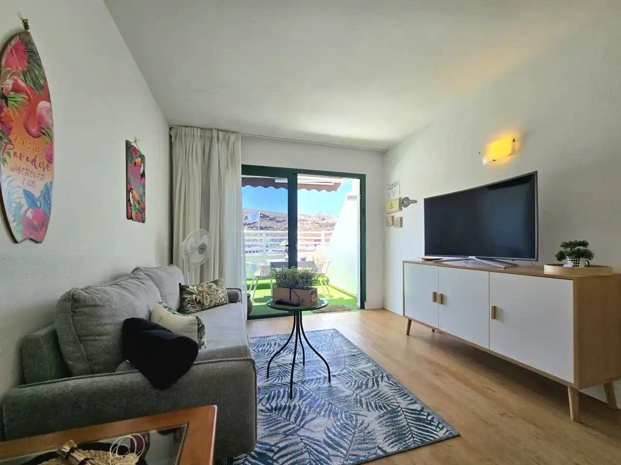 Living room of Apartments for rent in Mogán  with Terrace, Furnished and Balcony