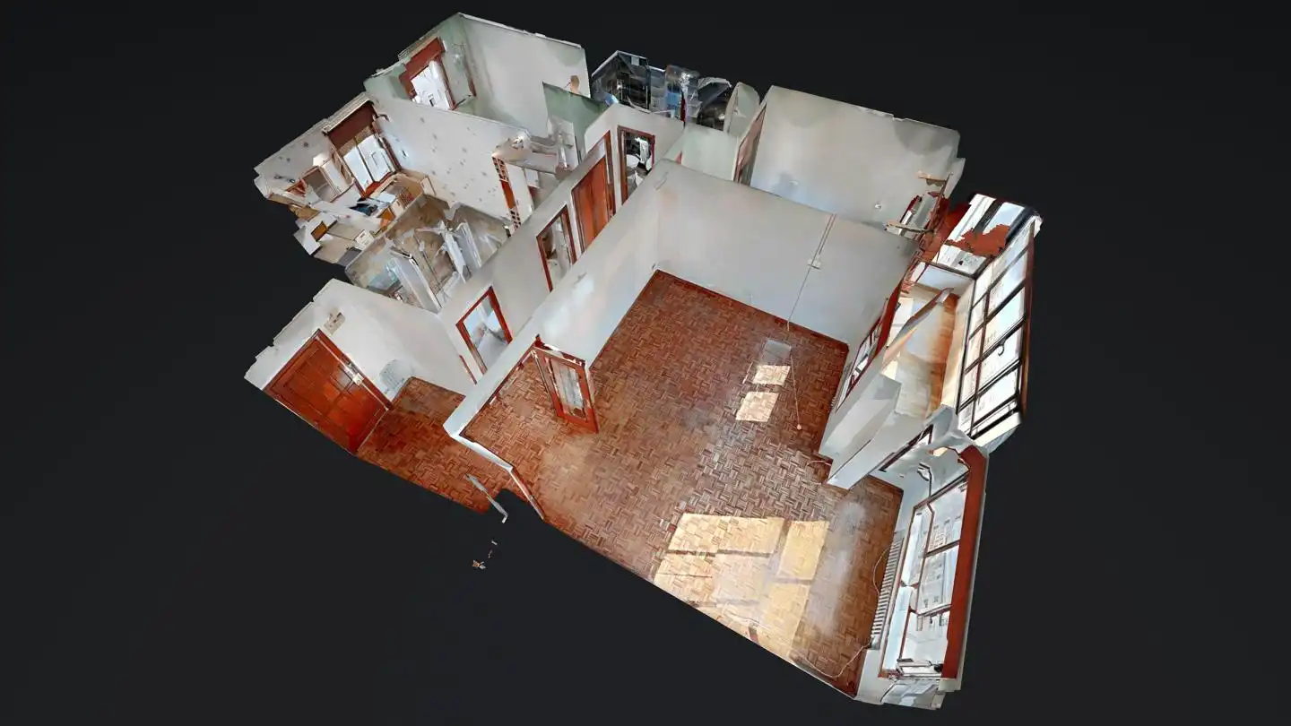 Vista exterior de Pis en venda en Oviedo  amb Calefacció, Parquet i Terrassa