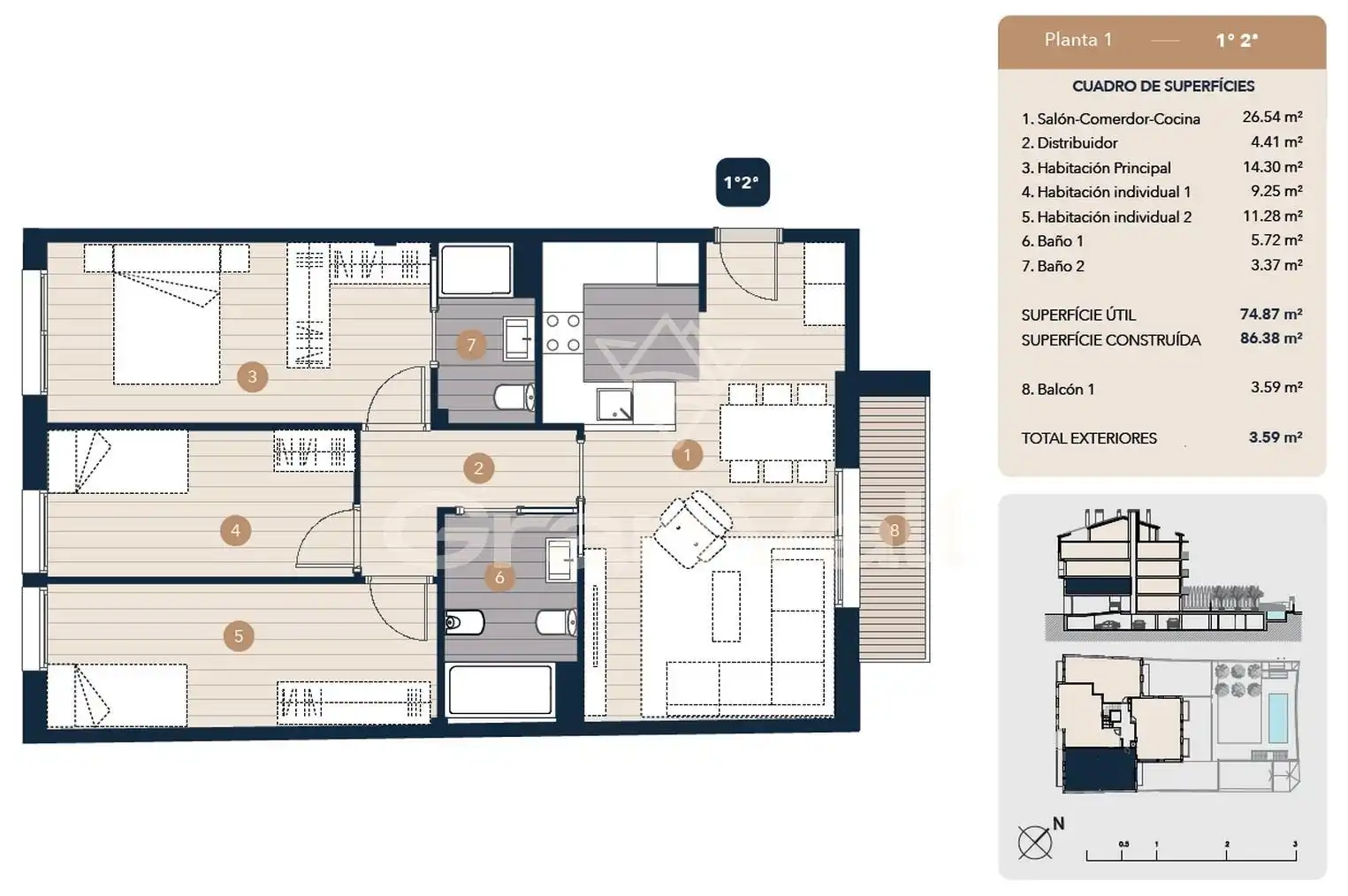 Apartamento en venta en Puigcerdà con Parquet, Trastero y Balcón