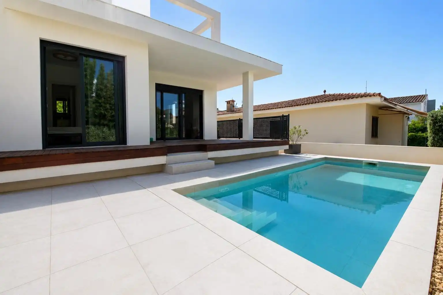 Piscina de Casa o xalet en venda en Alcúdia amb Aire condicionat, Jardí privat i Terrassa