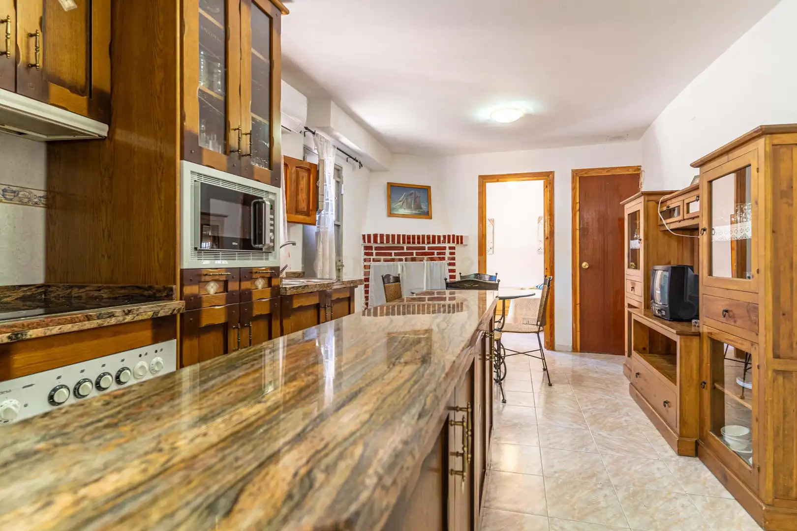 Küche von Haus oder Chalet zum Verkauf in Torvizcón mit Klimaanlage, Möbliert und Balkon