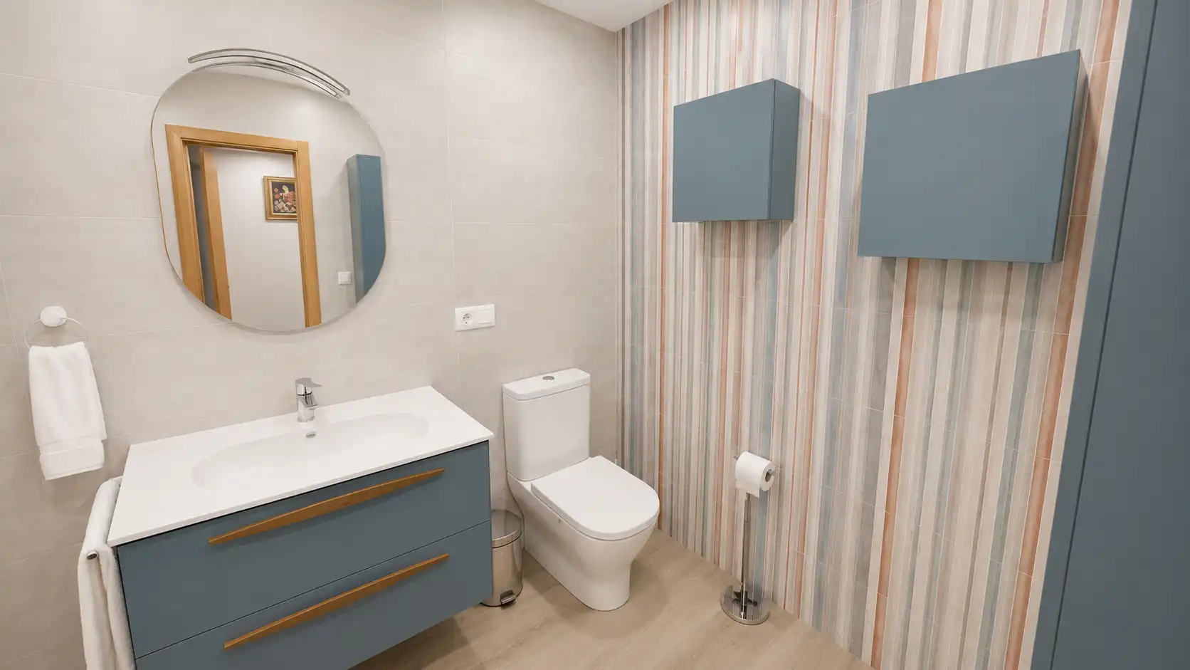 Badezimmer von Dachboden zum Verkauf in Vélez-Málaga mit Klimaanlage, Terrasse und Möbliert