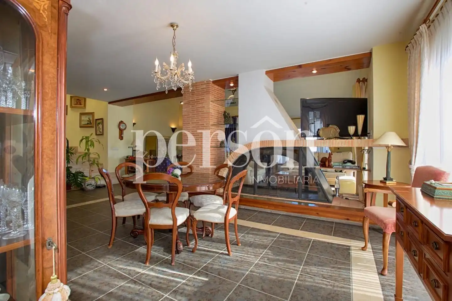 Comedor de Casa o chalet en venta en Alzira con Jardín privado, Terraza y Piscina