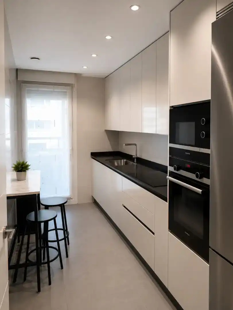 Kitchen of Flat for sale in  Logroño  with Air Conditioner, Swimming Pool and Balcony