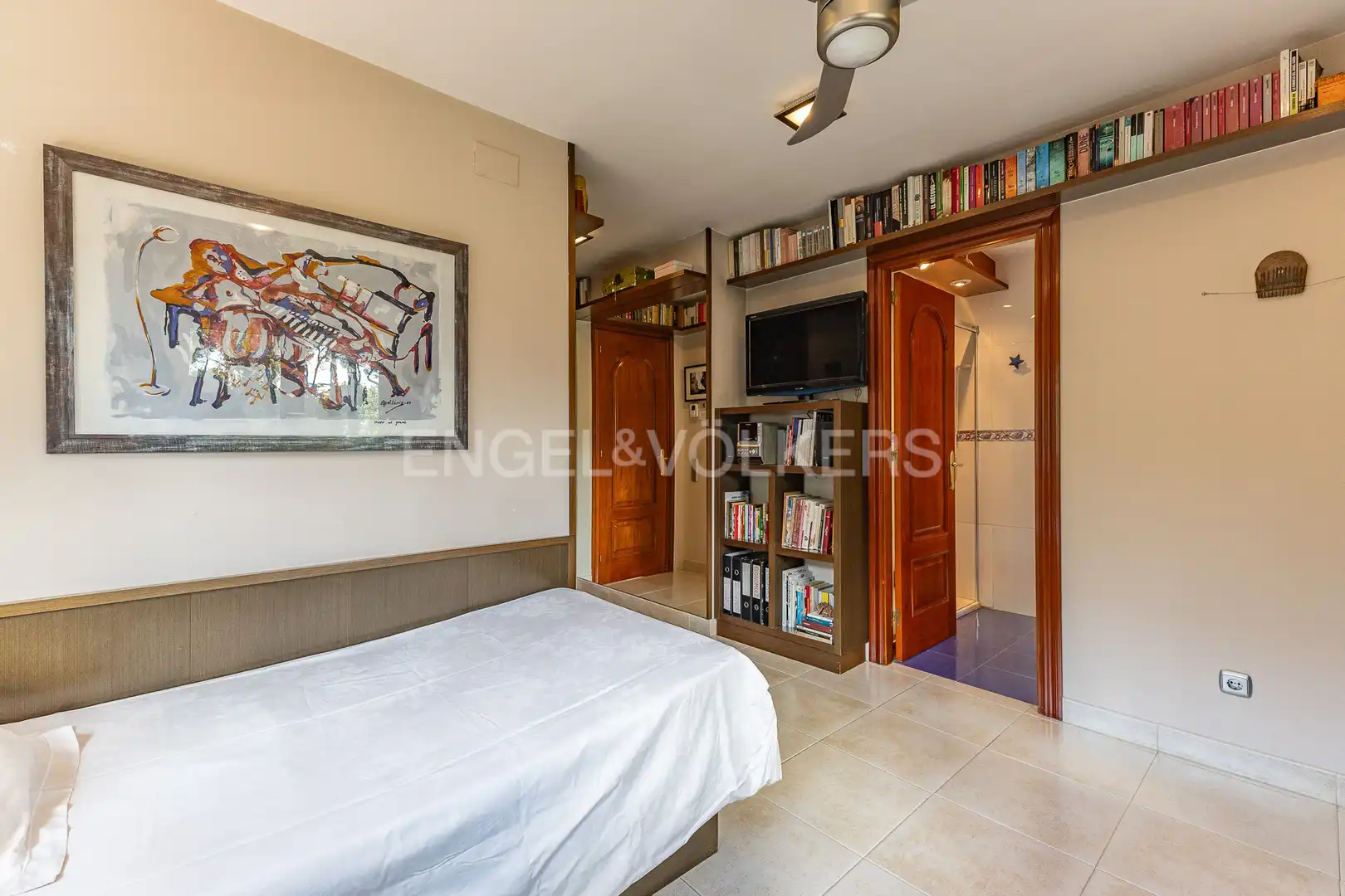 Habitación de Casa o chalet de alquiler en Sant Cugat del Vallès con Calefacción, Jardín privado y Piscina