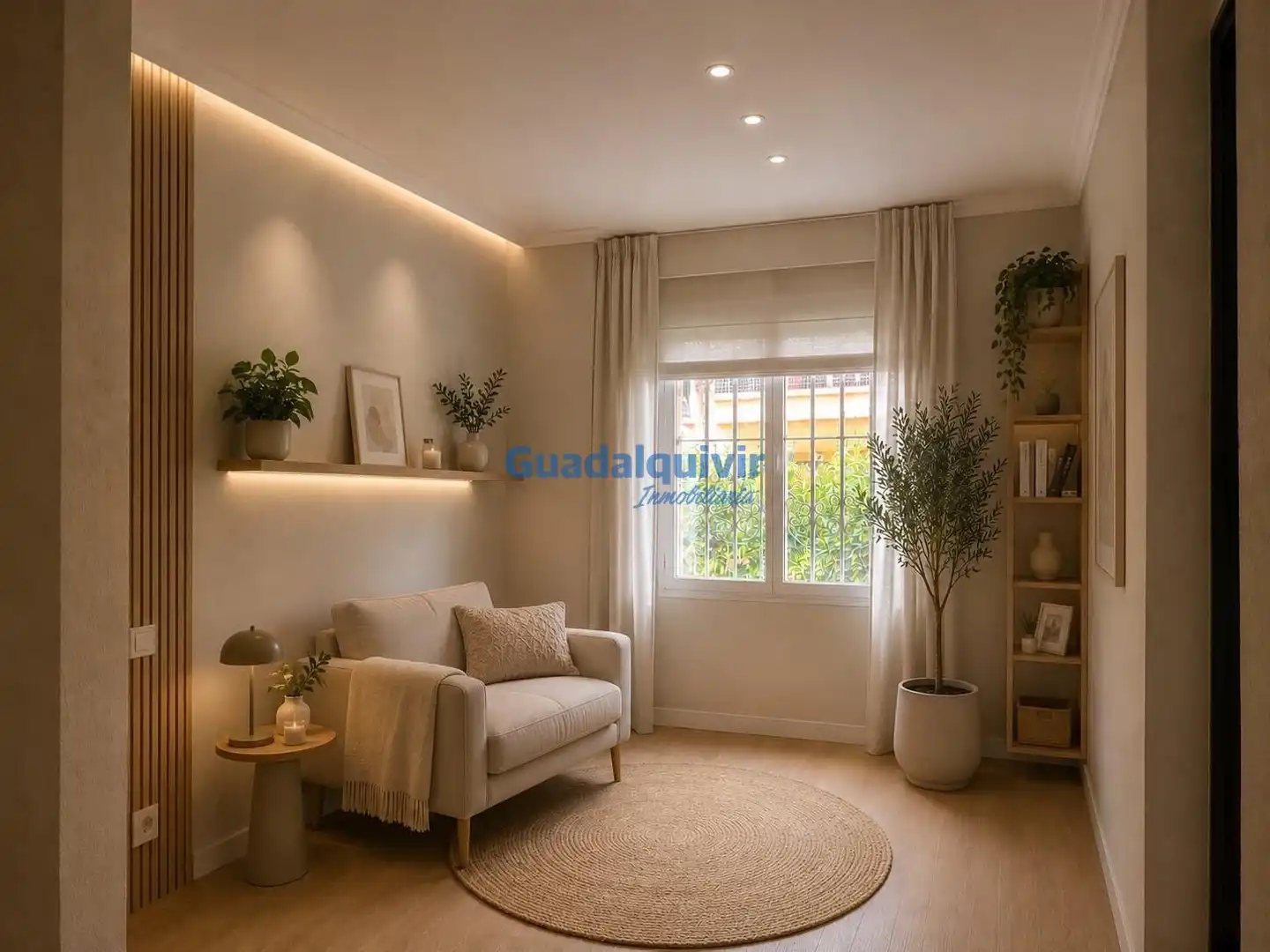 Sala de estar de Piso en venta en Sevilla con Terraza y Balcón