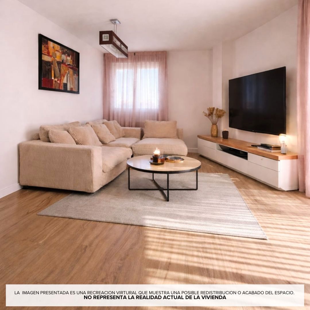 Sala de estar de Piso en venta en Valdemoro con Calefacción y Piscina comunitaria