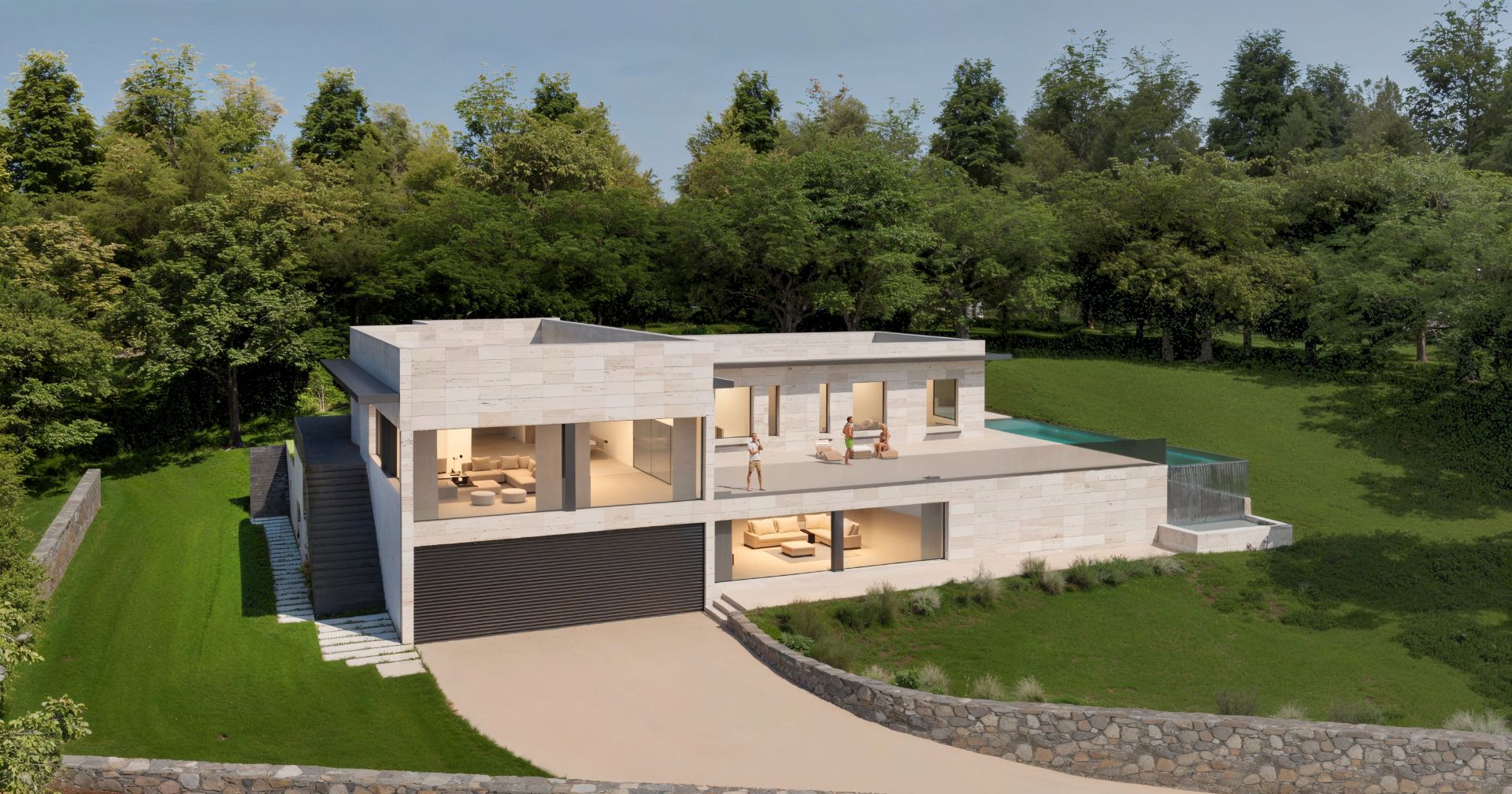 Vista exterior de Casa o xalet en venda en Las Rozas de Madrid amb Aire condicionat, Calefacció i Jardí privat