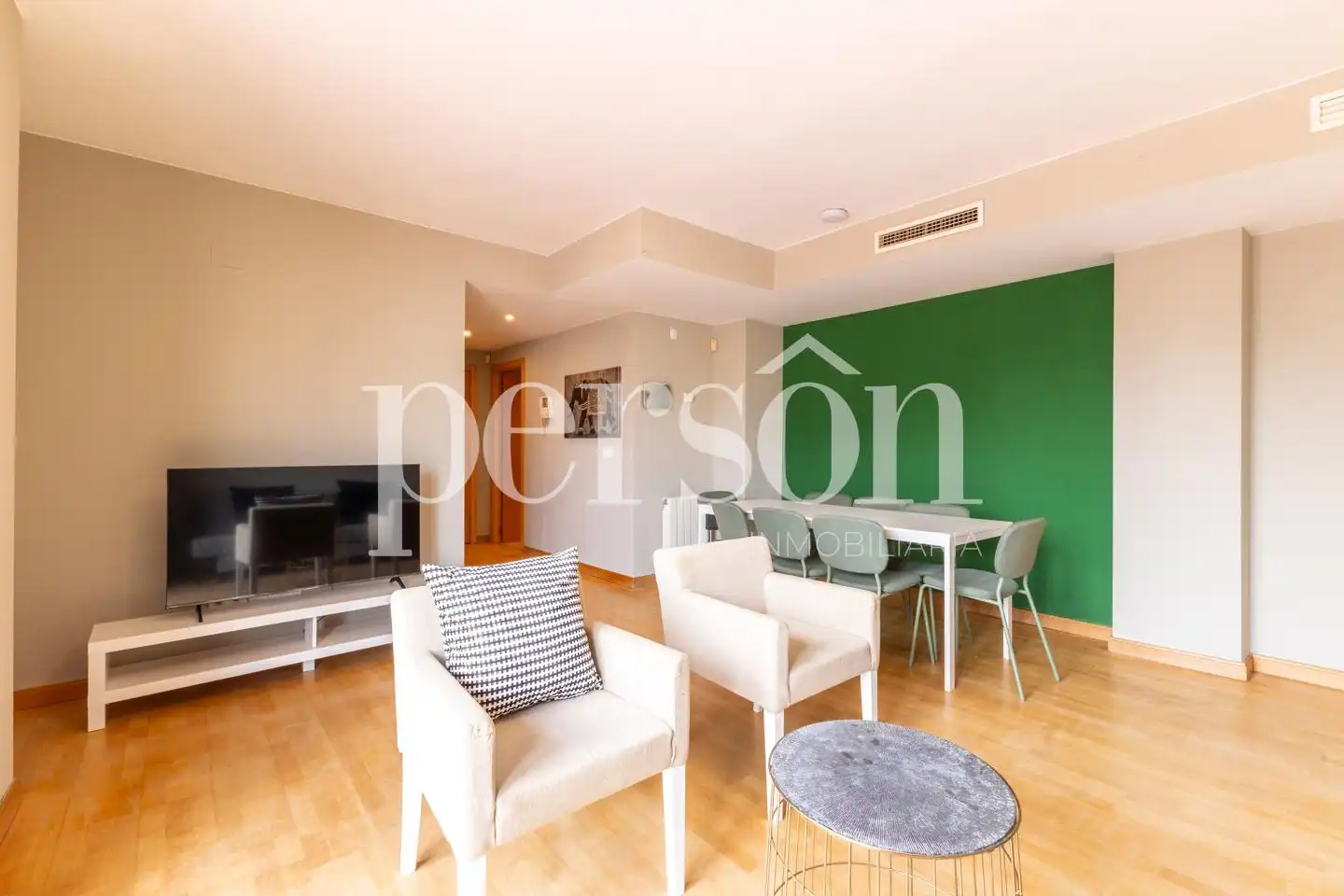Sala de estar de Ático de alquiler en Valencia con Aire acondicionado, Terraza y Amueblado