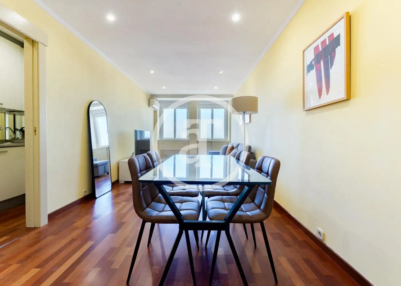 Esszimmer von Wohnung zur Miete in Madrid mit Klimaanlage, Heizung und Möbliert