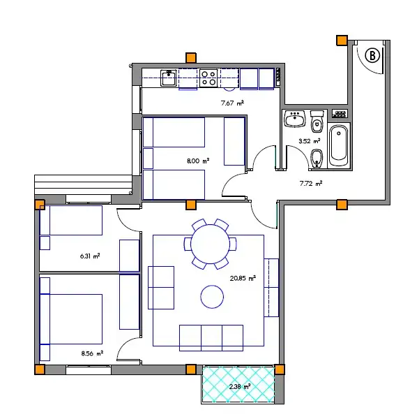 Flat with terrace for sale in Carrer del Corralot, imagen 4