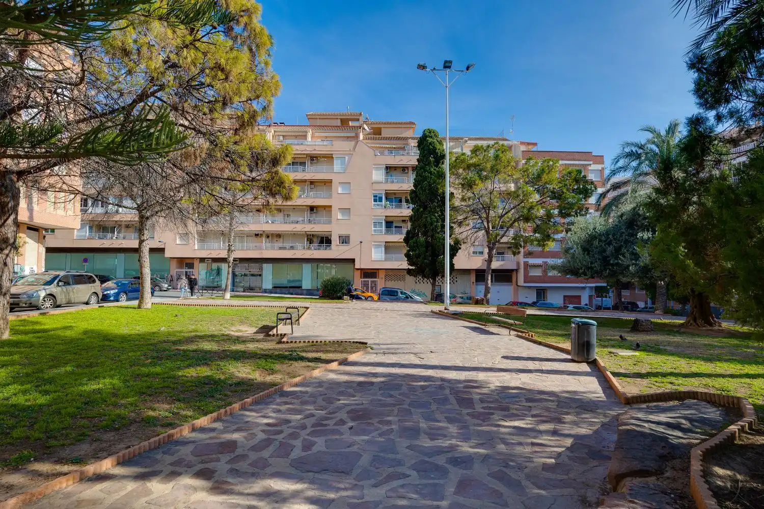 Parking of Flat for sale in Torrevieja  with Air Conditioner, Terrace and Furnished