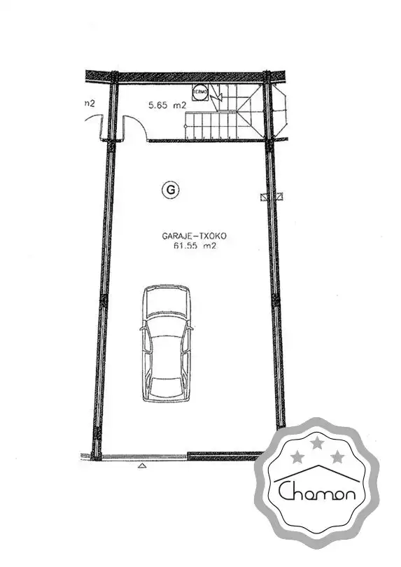 Parkplatz von Einfamilien-Reihenhaus zum Verkauf in Barakaldo  mit Heizung, Privatgarten und Terrasse