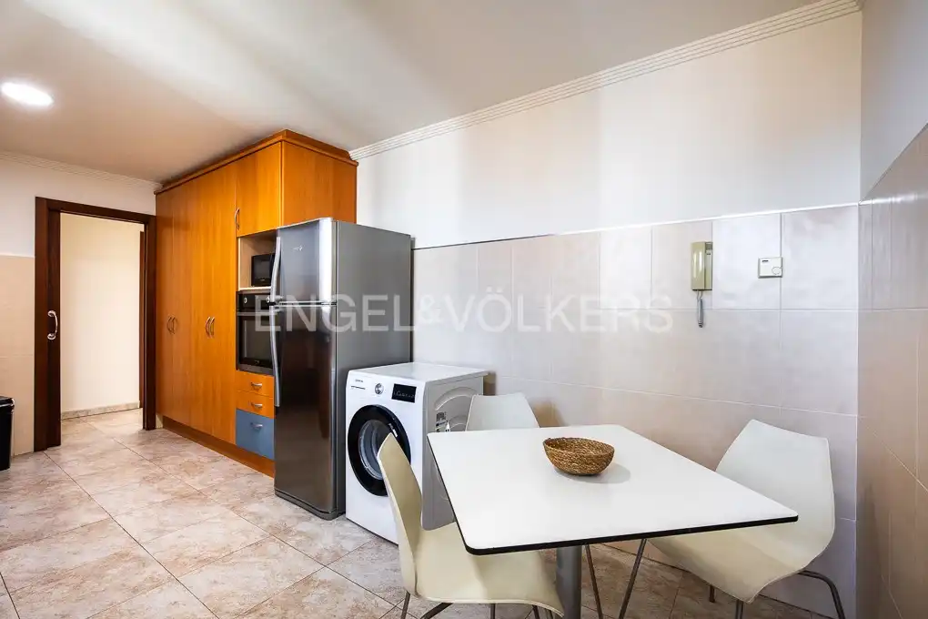 Kitchen of Flat for rent in Valencia  with Air Conditioner, Heating and Terrace