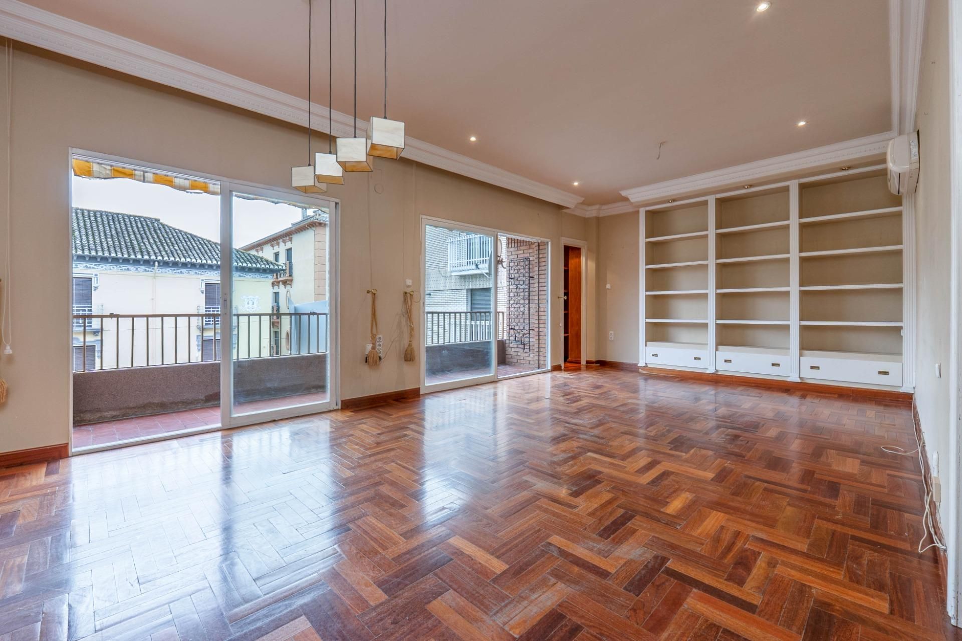 Living room of Flat for sale in Santa Fe  with Parquet flooring, Terrace and Balcony
