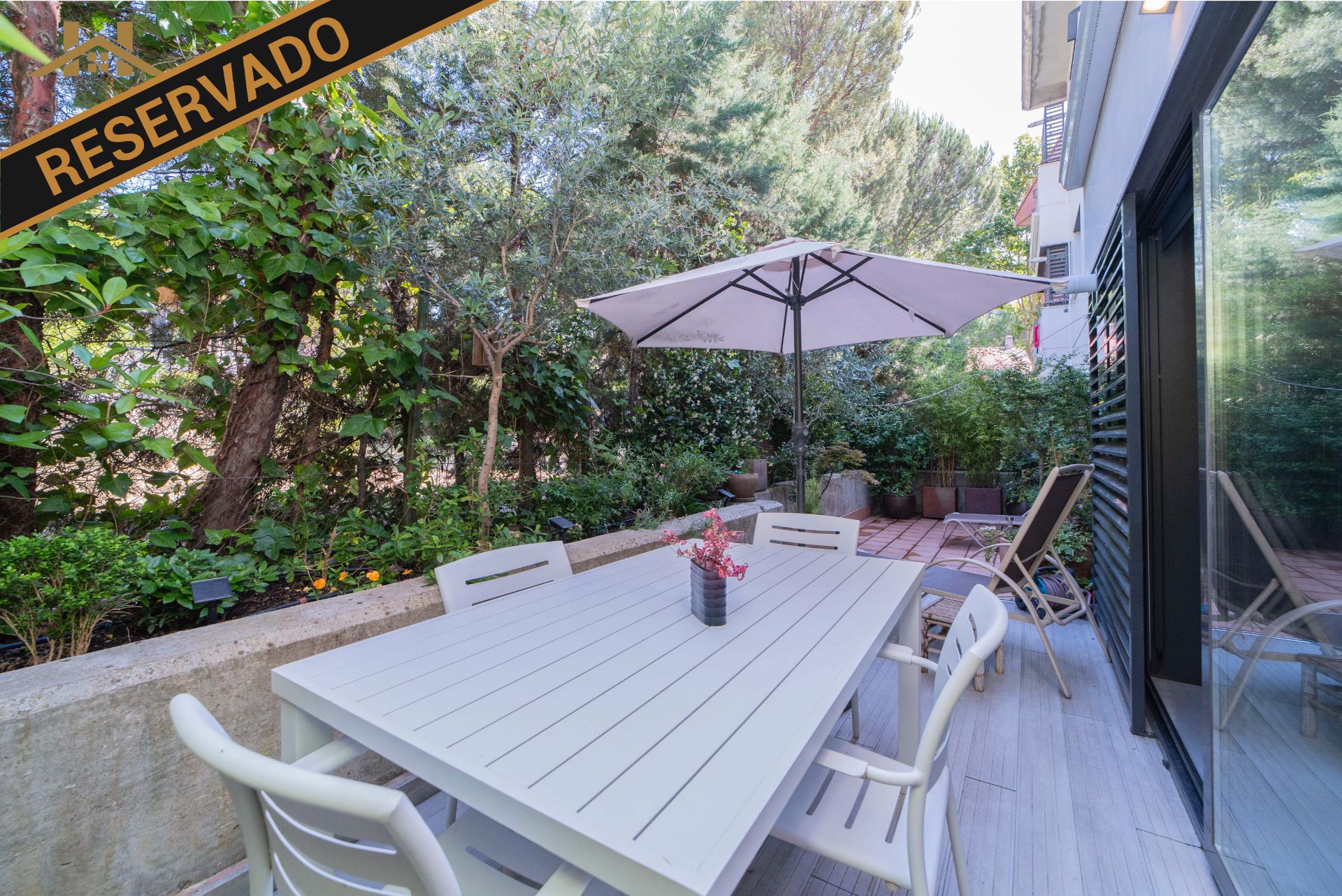 Garden of Flat for sale in Torrelodones  with Air Conditioner, Heating and Parquet flooring
