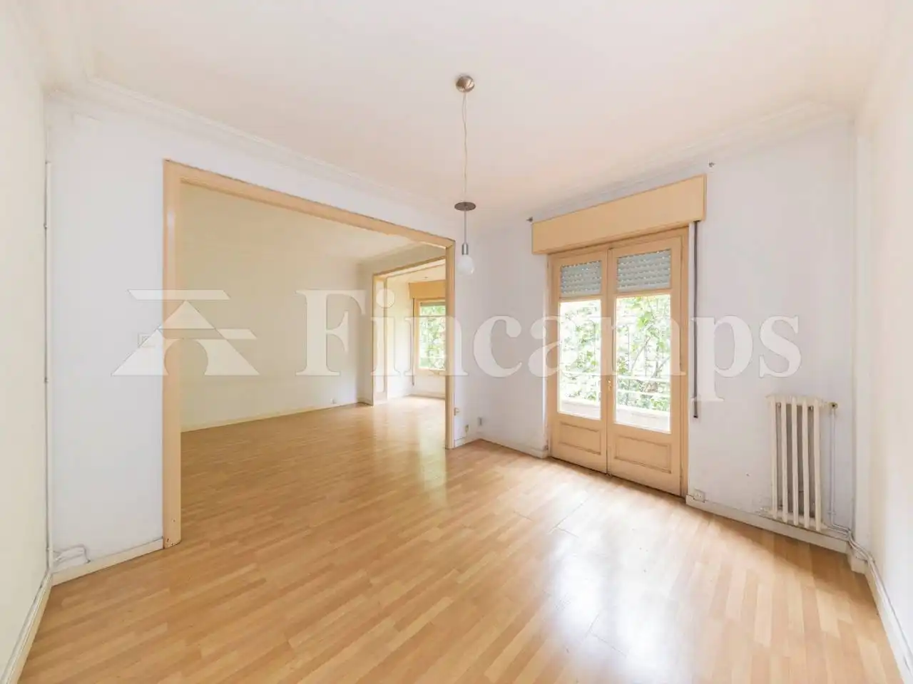 Sala d'estar de Pis en venda en Sabadell amb Calefacció, Parquet i Terrassa