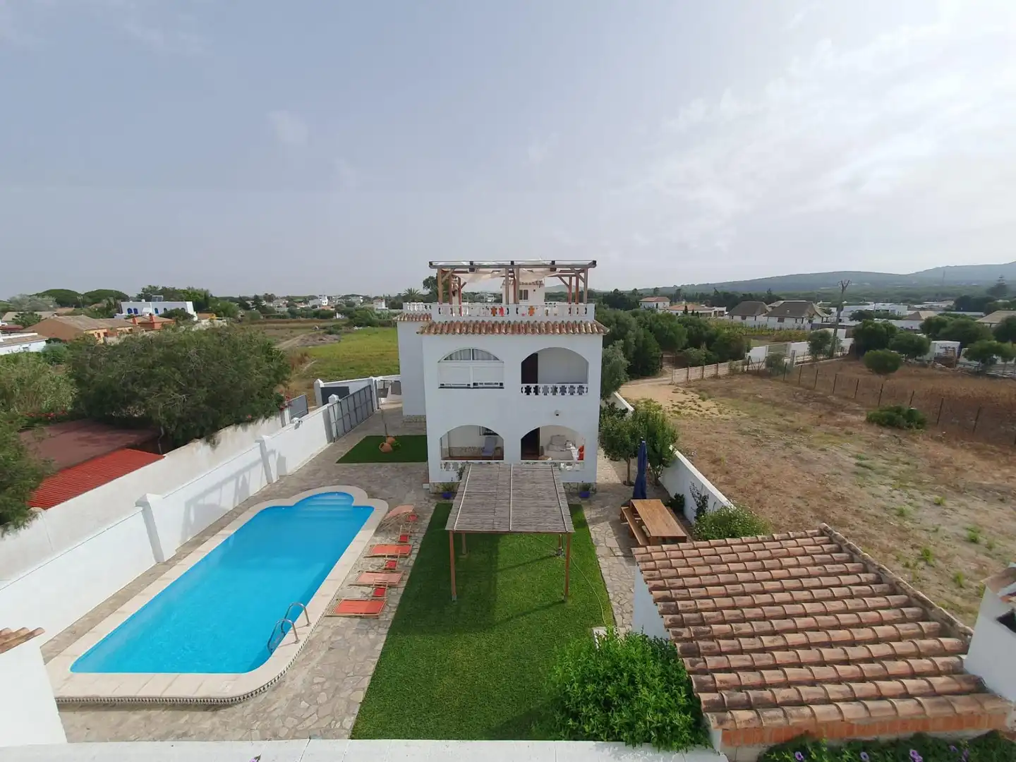 Piscina de Finca rústica en venda en Barbate amb Jardí privat, Terrassa i Traster