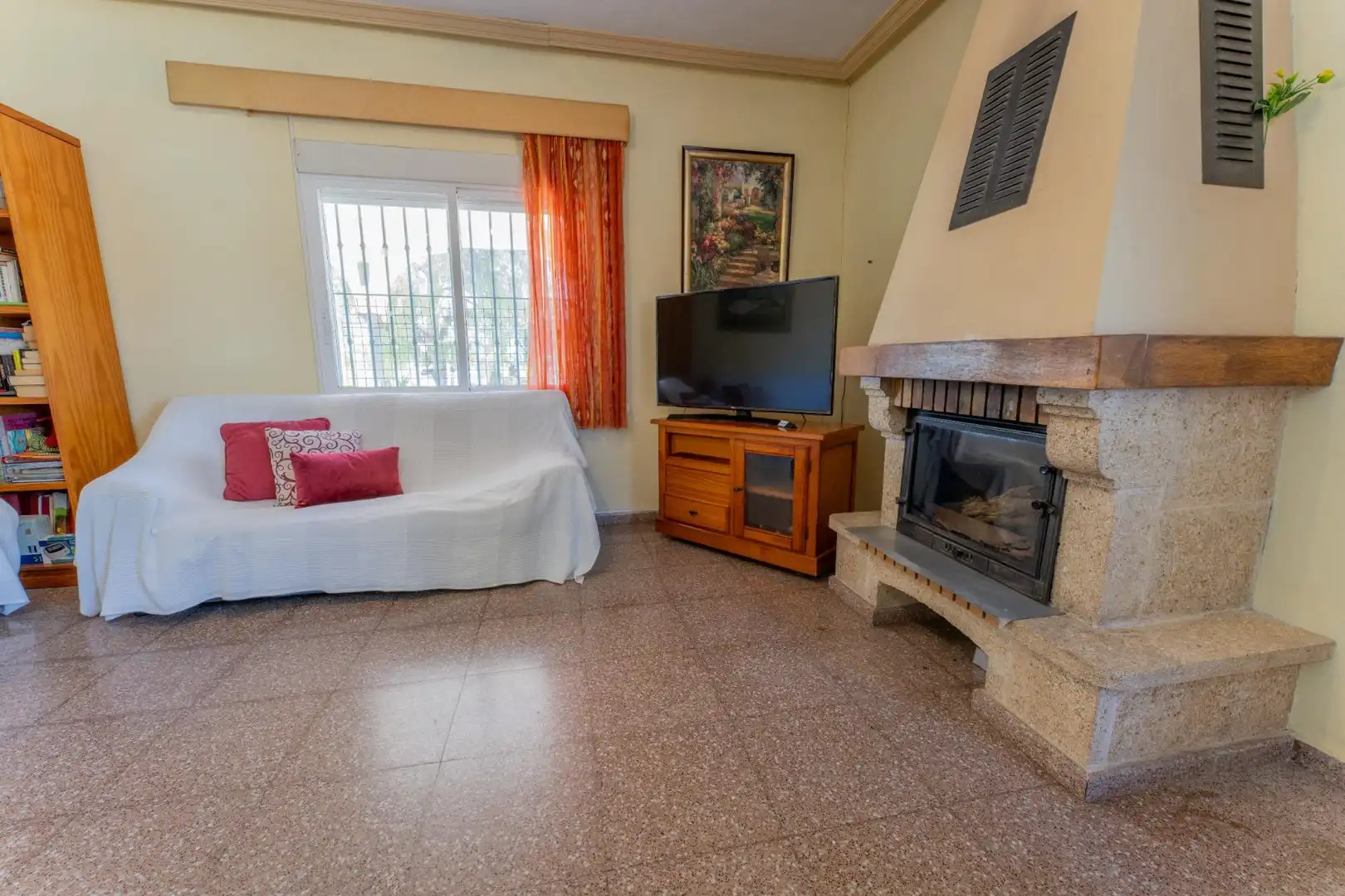 Sala de estar de Casa o chalet en venta en Elche / Elx con Aire acondicionado, Terraza y Piscina