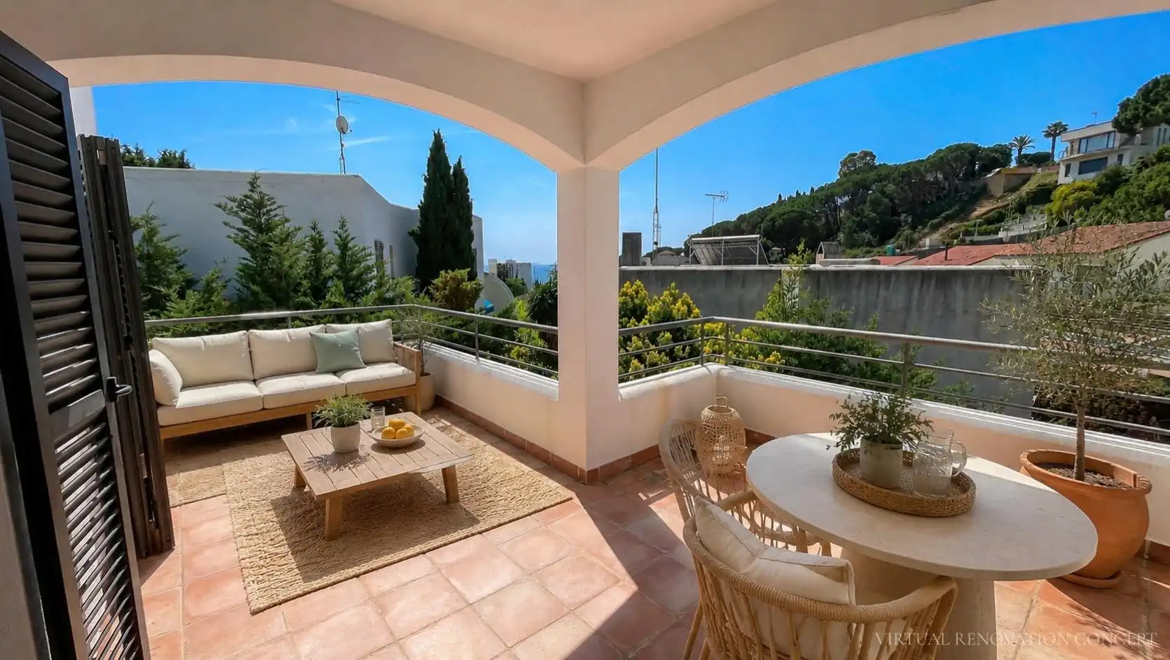 Terrace of Houses for sale in Sant Pol de Mar  with Air Conditioner, Heating and Private garden
