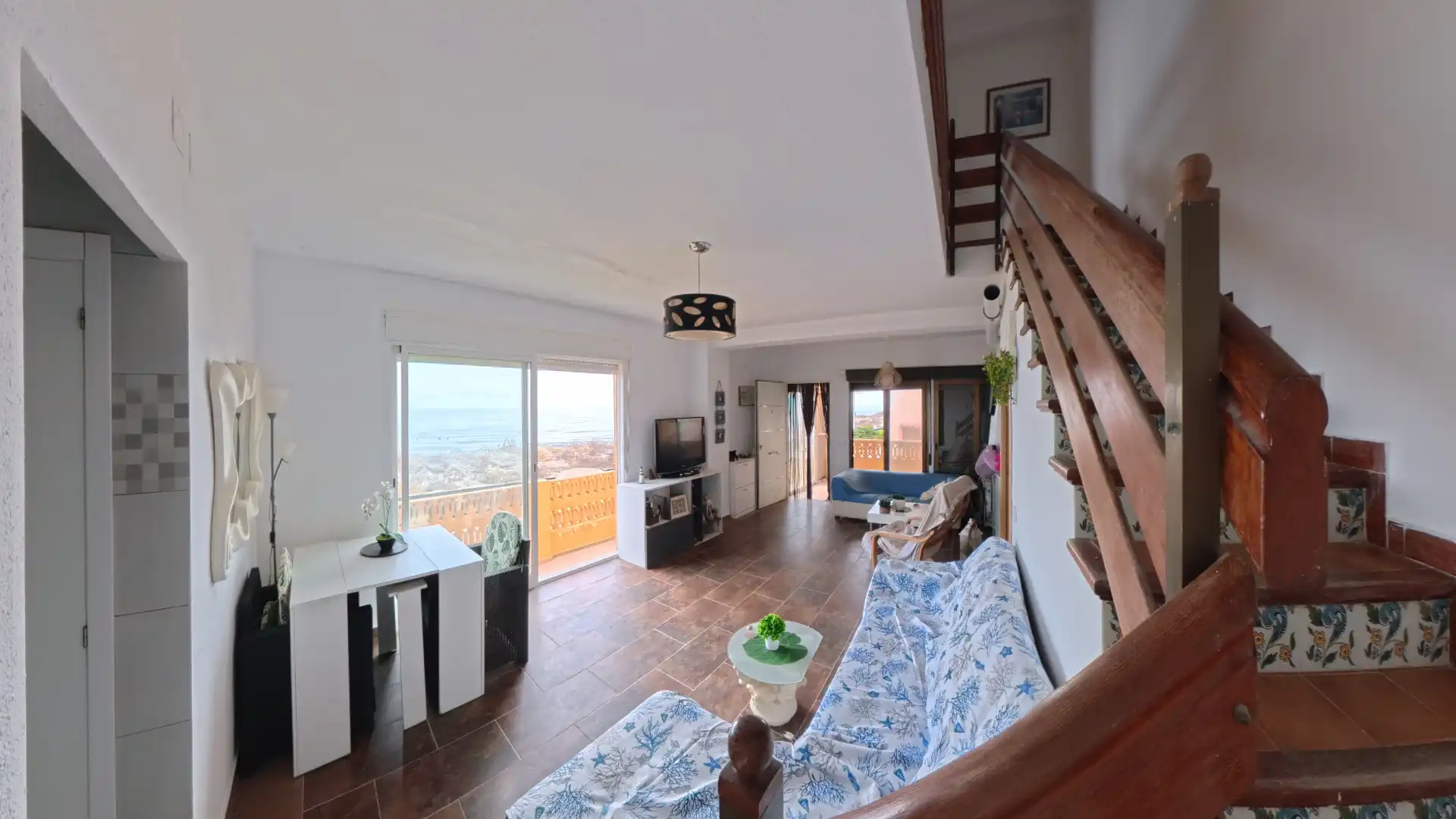 Sala de estar de Casa adosada en venta en Sueca con Aire acondicionado, Calefacción y Terraza