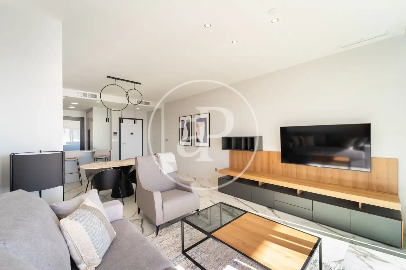 Sala de estar de Piso en venta en Benidorm con Aire acondicionado, Calefacción y Jardín privado