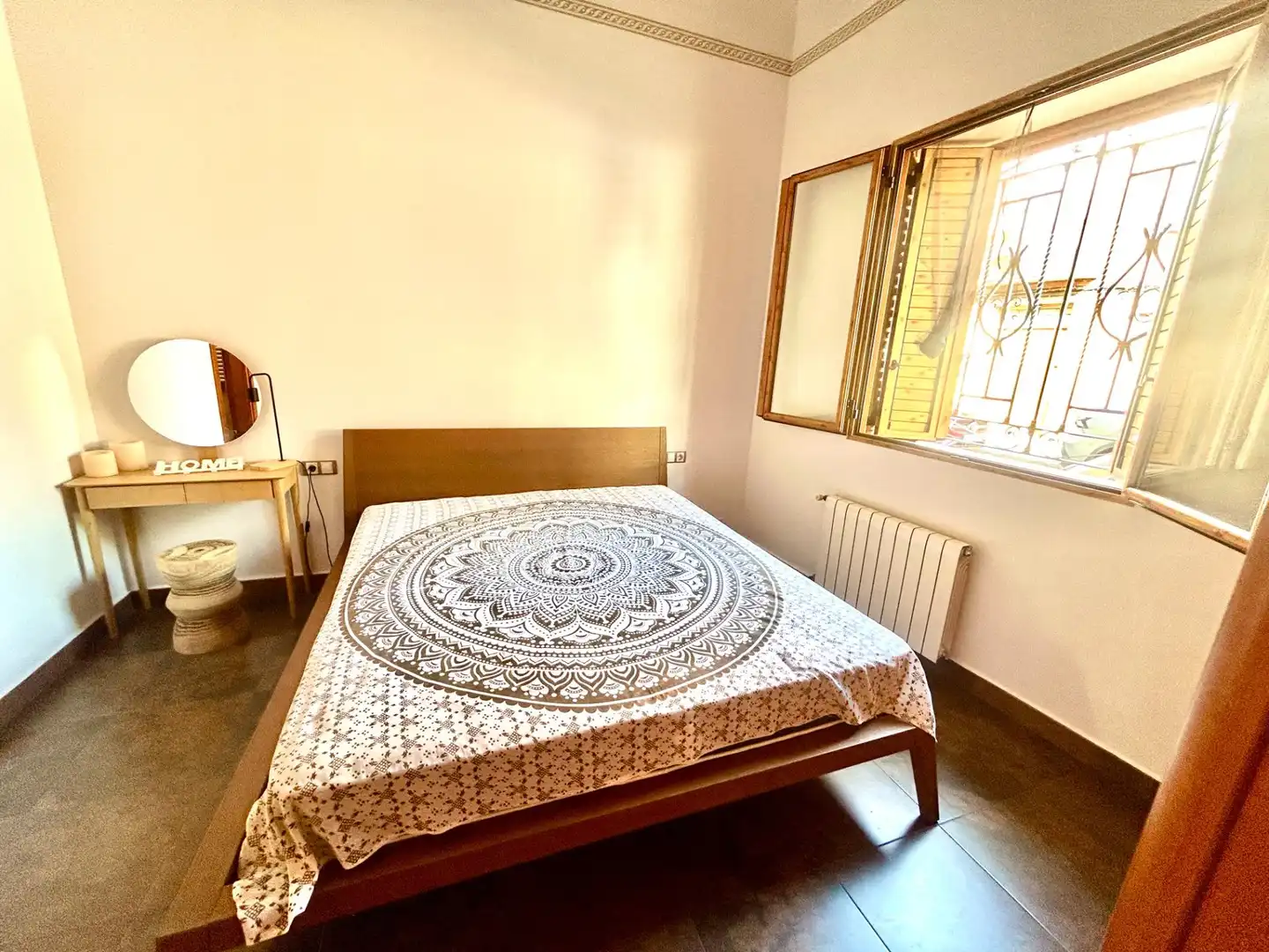 Schlafzimmer von Haus oder Chalet zur Miete in Rafelbuñol / Rafelbunyol mit Klimaanlage, Heizung und Privatgarten