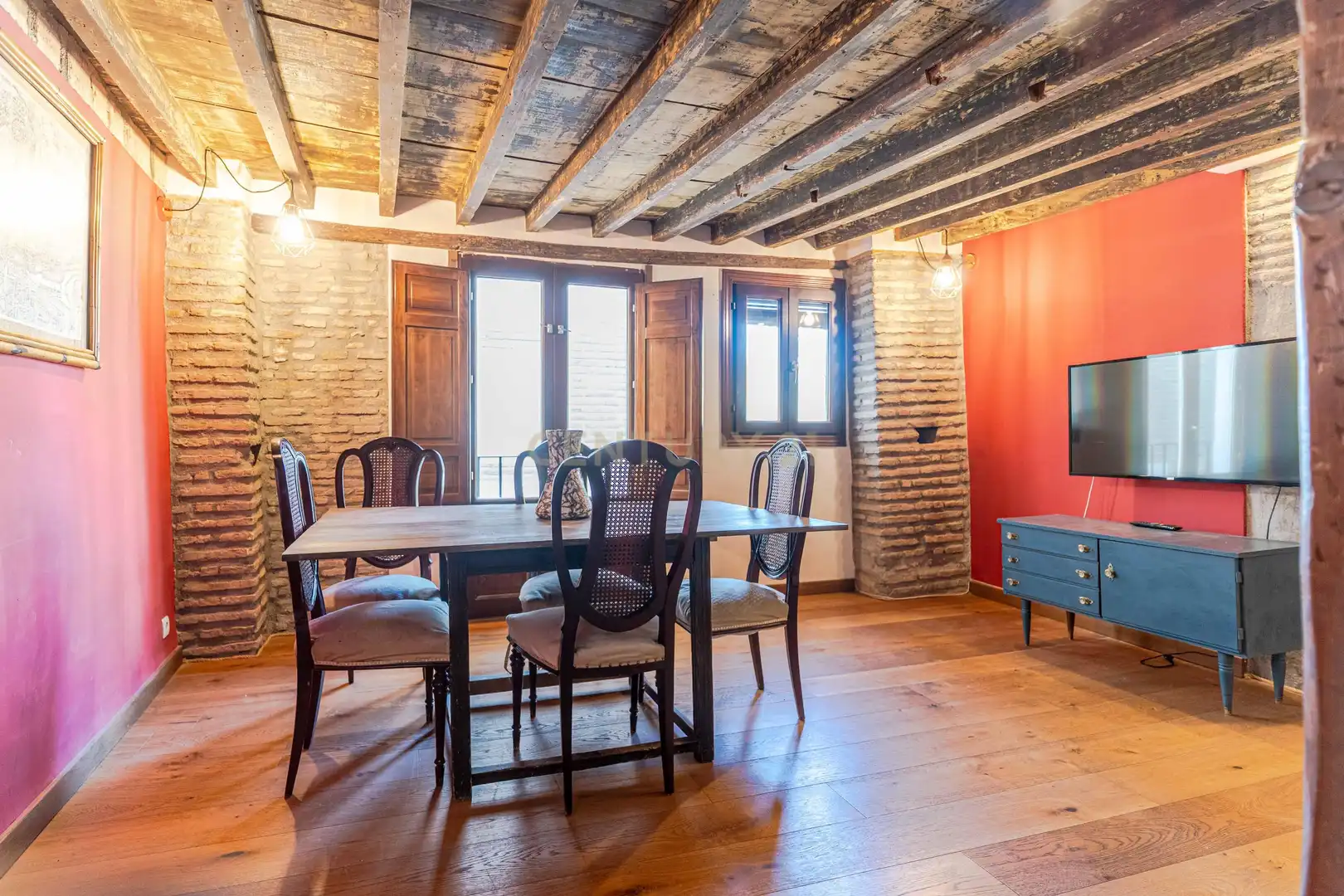 Dining room of Houses for sale in Granada  with Balcony