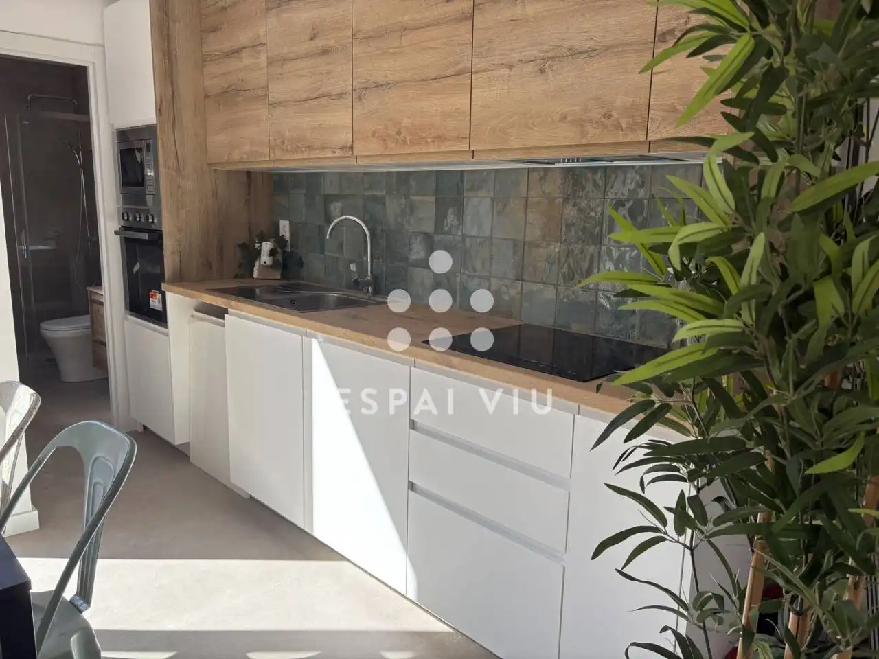 Küche von Haus oder Chalet zum Verkauf in Sabadell mit Heizung und Privatgarten