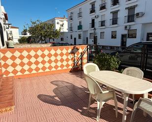 Exterior view of Single-family semi-detached for sale in Olivenza  with Air Conditioner, Terrace and Storage room