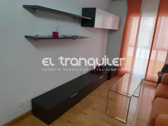 Sala d'estar de Pis de lloguer en Madrid amb Aire condicionat, Terrassa i Moblat
